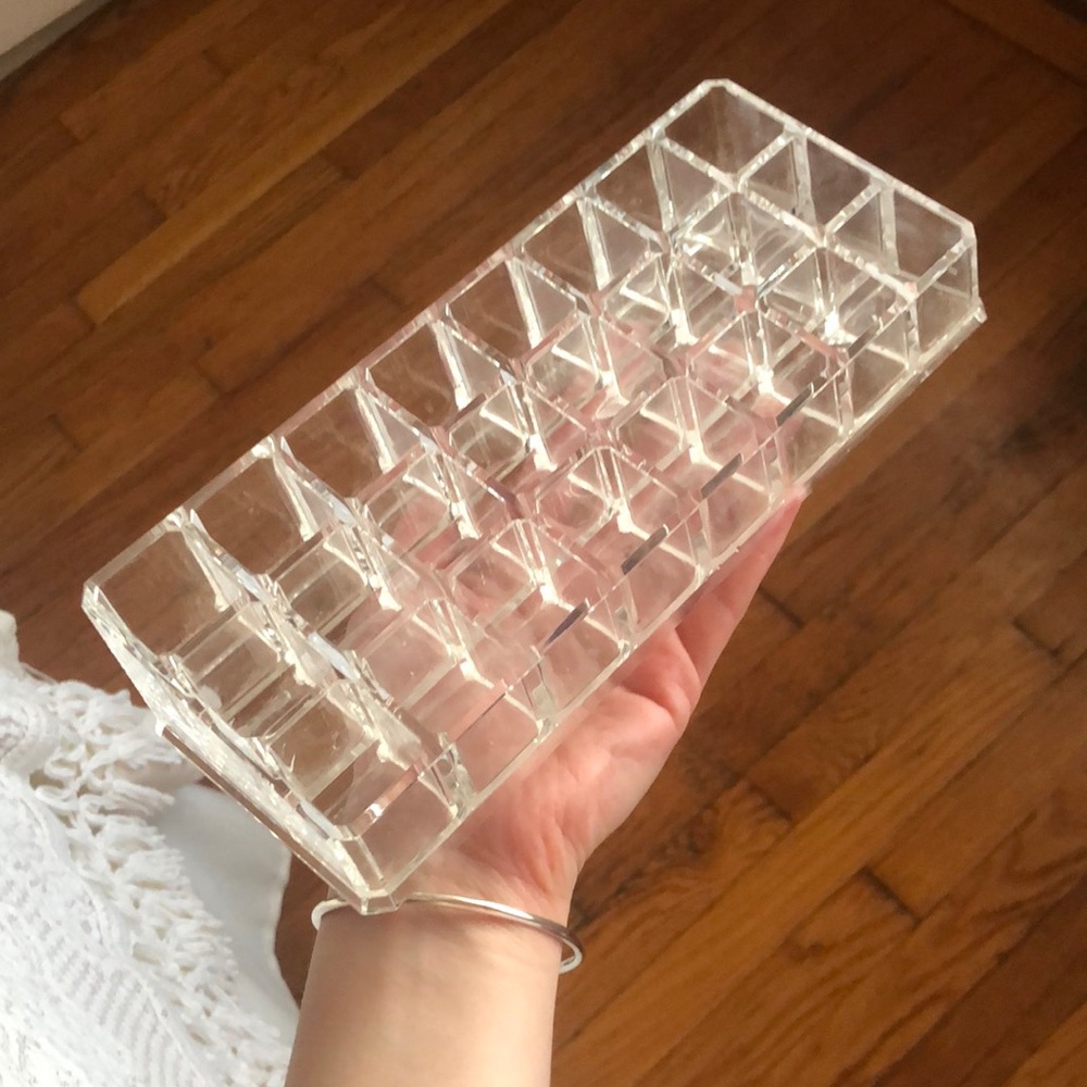 24 Section Acrylic Lipstick Organizer